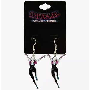 Marvel SpiderMan: Across the Spider-Verse Spider-Gwen Hook Earrings